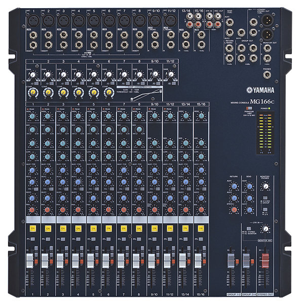 YAMAHA Console analogique MG166 C