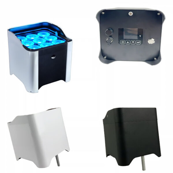 Projecteur LED extérieur OX-W09H 6-en-1 à batterie